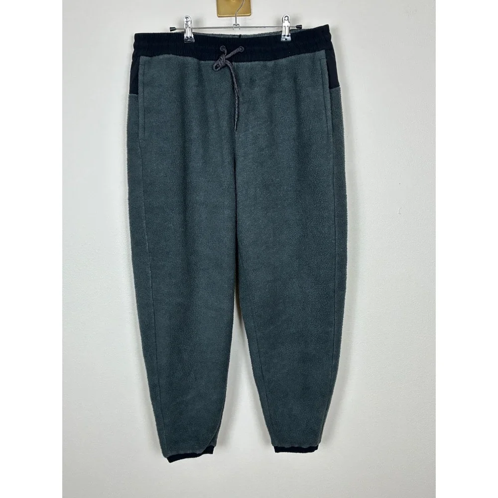 Allbirds Mens Fluff Fleece Pant Natural Black Joggers Size L AN001YM003 NWT(K28) - Picture 1 of 9